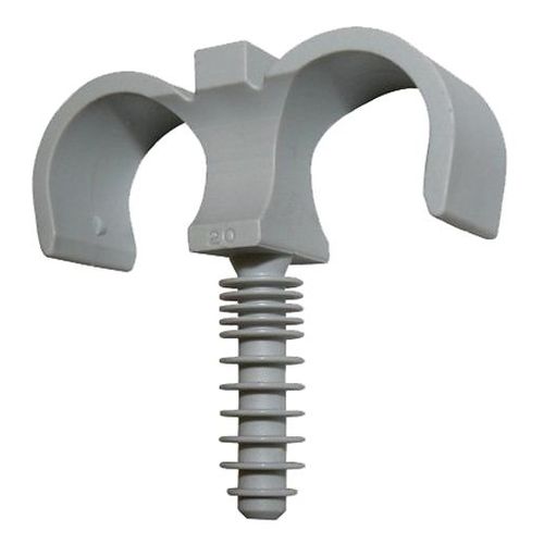 Collier de fixation double pour tube gainé D16 - SOMATHERM - 3992-16S