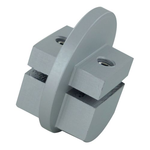 Raccord manchon argent de main courante en aluminium - DUVAL - 61-0102-7401