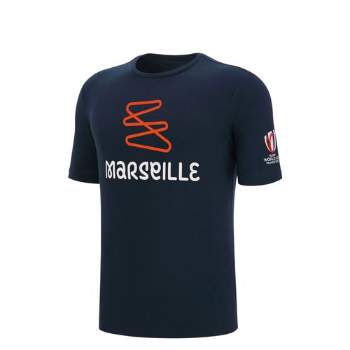 T-Shirt Macron Enfant Rugby Marseille World Cup 2023 Officiel