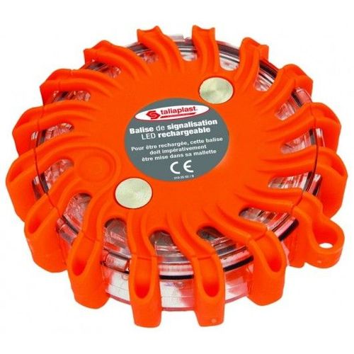 Balises leds rechargeables et magnétiques 1 pièce - TALIAPLAST - 500206