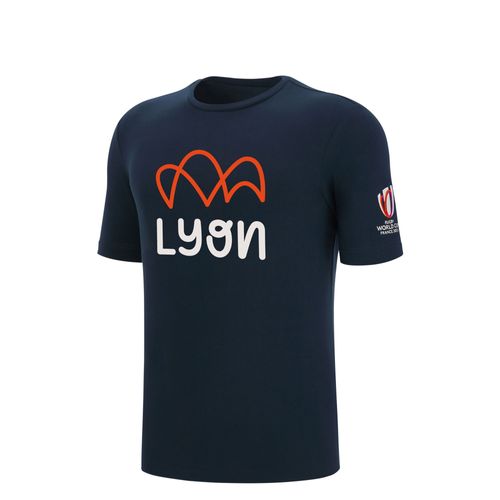 T-Shirt Macron Enfant Rugby Lyon World Cup 2023 Officiel