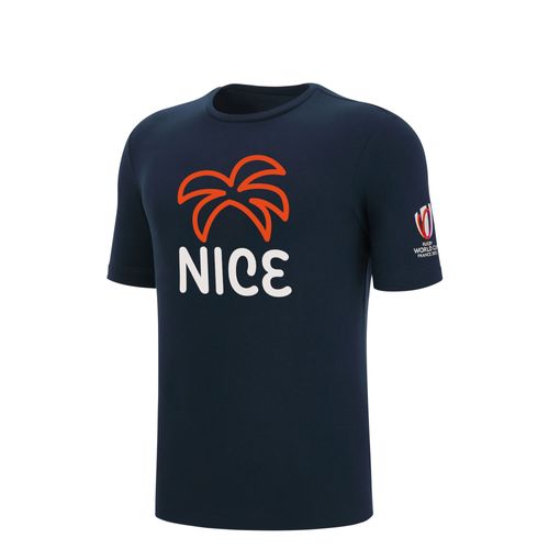 T-Shirt Macron Enfant Rugby Nice World Cup 2023 Officiel