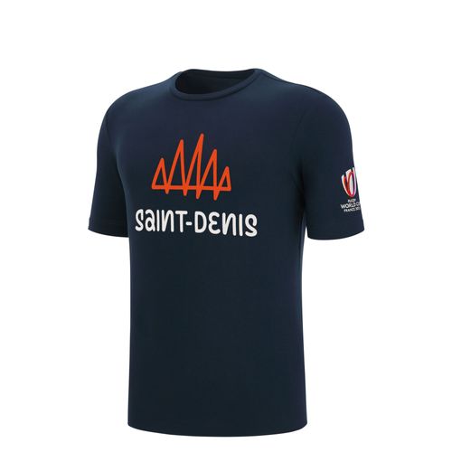 T-Shirt Macron Enfant Rugby Saint-Denis World Cup 2023 Officiel