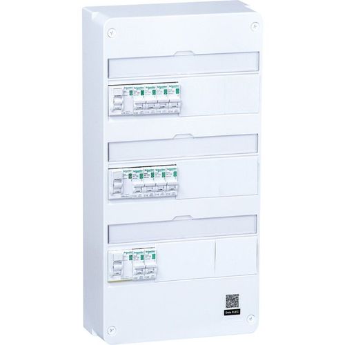 Tableau pré-équipé RESI9 TAMC XP 3 rangées peignable T3 / T5 - SCHNEIDER ELECTRIC - R9H313SP13N