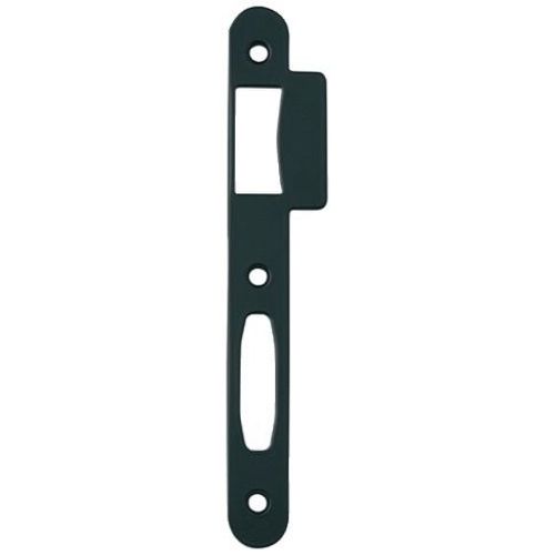 Gâche plate D45 bout rond finition nickelé - VACHETTE - G45RNK