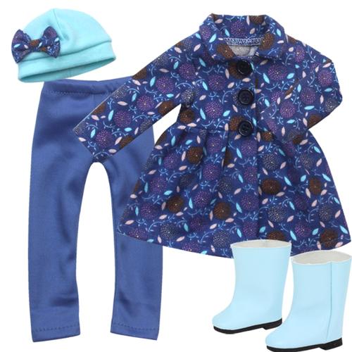 Sophia's Par Teamson Kids Winter Tenfit Avec Des Bottes Pour 14,5 "Poupées, Bleu