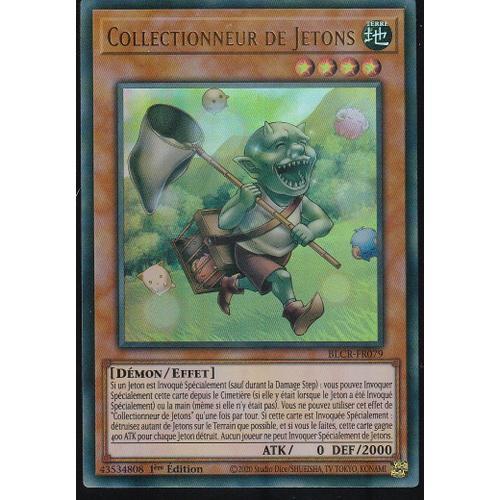 Carte Yu-Gi-Oh - Collectionneur De Jetons - Blcr-Fr079 - Ultra-Rare - Batailles De Légende -