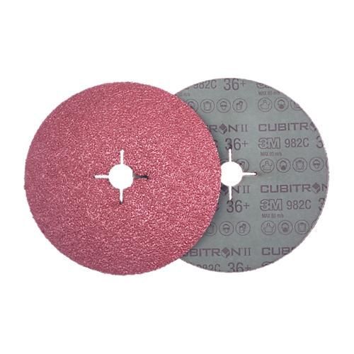Disques fibre Cubitron? II 982C D125mm G80 - 3M - P27628