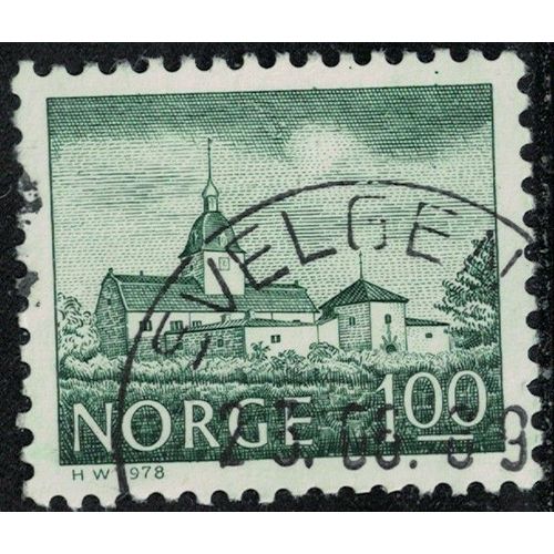 Norvège 1978 Oblitéré Used Manor House Manoir Austratt Austrat Y&t No 722 Su