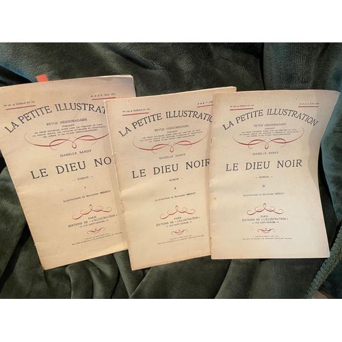 Le Dieu Noir Isabelle Sandy Mathurin Méheut La Petite Illustration Bretagne 1929 Complet I , Ii, Iii Volumes