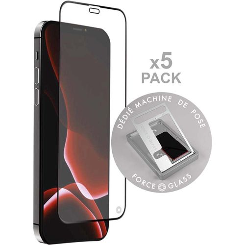 Pack De 5 Protège Écrans Iphone 12 Mini Original Garanti À Vie - Pour Machine De Pose Force Glass