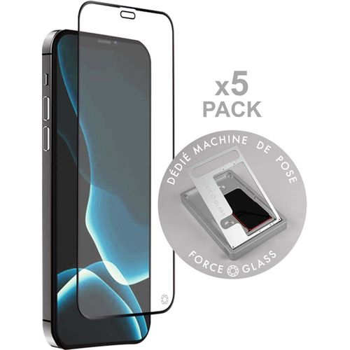 Pack De 5 Protège Écrans Iphone 12 Pro Max Original Garanti À Vie - Pour Machine De Pose Force Glass