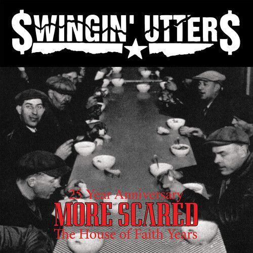 Swingin' Utters - More Scared - Black/White [Vinyl Lp] Black, Colored Vinyl, Gatefold Lp Jacket, White, Anniversary Ed, Poster, Rmst