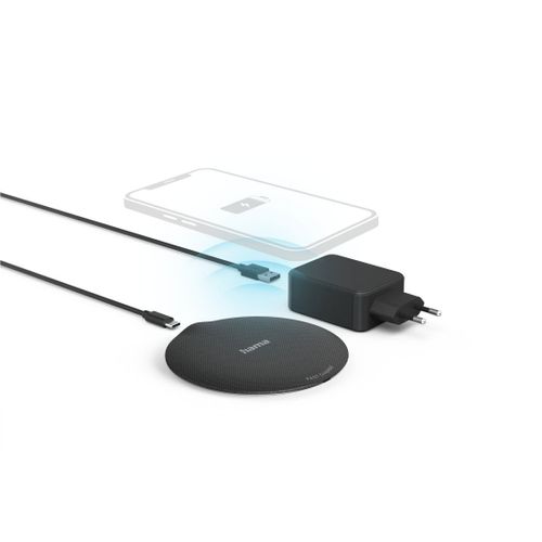 Kit Chargeur Sans Fil "Qi-Fc15 Métal" 15 W Pr Smartphone, Nr