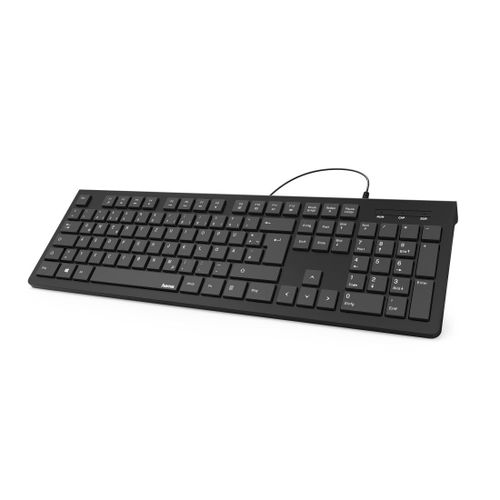 Clavier filaire KC-200 Ukrainien/Querty Noir