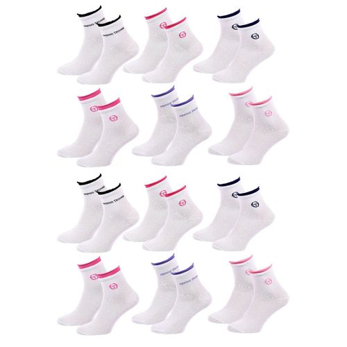 Chaussettes Femme Quarter Sergio Tacchini Lot De 12 Pack De 12 Paires 5906