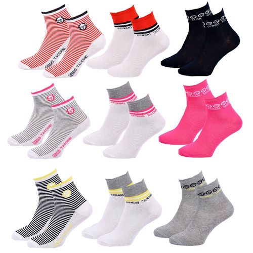 Chaussettes Femme Quarter Sergio Tacchini Lot De 9 Pack De 9 Paires 0194