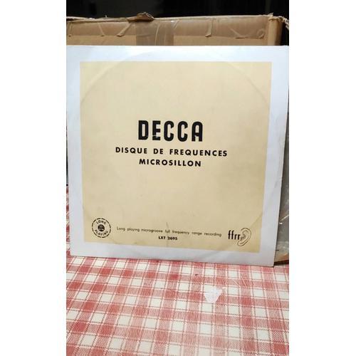 Decca  Disque De Fréquences Microsillon