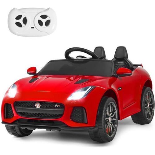 Voiture Électrique Pour Enfants - Costway - Jaguar 12v/4,5 - Télécommande 2.4g - Rouge