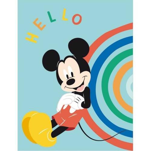 Mickey -Disney-Couverture Polaire 100x140 Cm.100% Polyester.