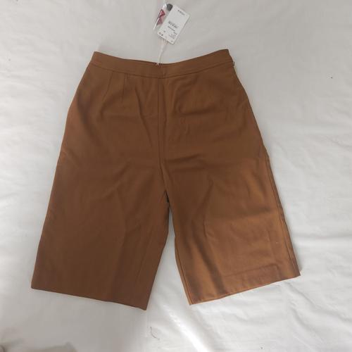 Pantalon Court Caramel Comptoir Des Cotonniers Laine T 38