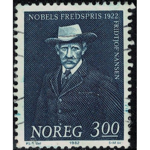 Norvège 1982 Oblitéré Used Prix Nobel De La Paix 1922 Fridtjof Nansen Y&t No 830 Su