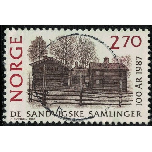 Norvège 1987 Oblitéré Used De Sandvigske Samlinger Musée Plein Air Maihaugen Y&t No 927 Su