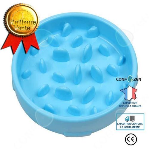 Confo® Gamelle Anti Glouton Chien Chat, Gamelle Pour Chien Chat, Distributeur Nourriture Chat, Distributeur Croquettes Chiens, Chat