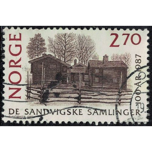Norvège 1987 Oblitéré Used De Sandvigske Samlinger Musée Plein Air Maihaugen Y&t No 927 Su