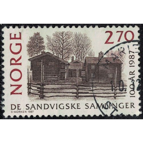 Norvège 1987 Oblitéré Used De Sandvigske Samlinger Musée Plein Air Maihaugen Y&t No 927 Su