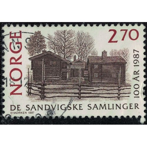 Norvège 1987 Oblitéré Used De Sandvigske Samlinger Musée Plein Air Maihaugen Y&t No 927 Su