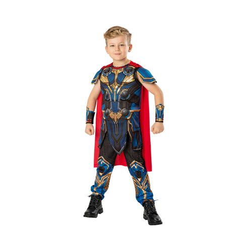 Déguisement Thor Luxe Enfant - Love And Thunder - Taille: 8 À 10 Ans (123 À 140 Cm)