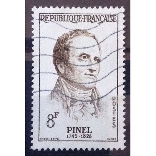 Grands Médecins - Philippe Pinel 8f (Très Joli N° 1142) Obl - France Année 1958 - Brn83 - N17441