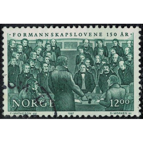 Norvège 1987 Oblitéré Used Local Council Conseil Municipal Y&t No 923 Su