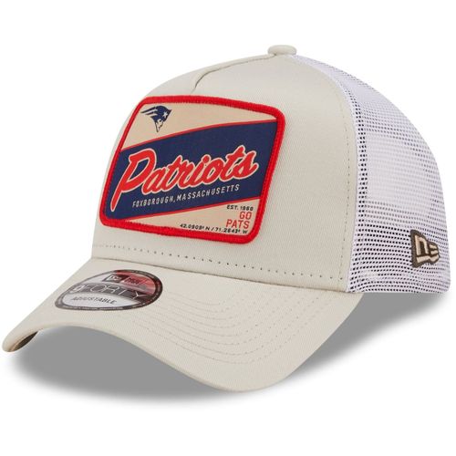 New Era A-Frame Trucker Cap - New England Patriots Stone