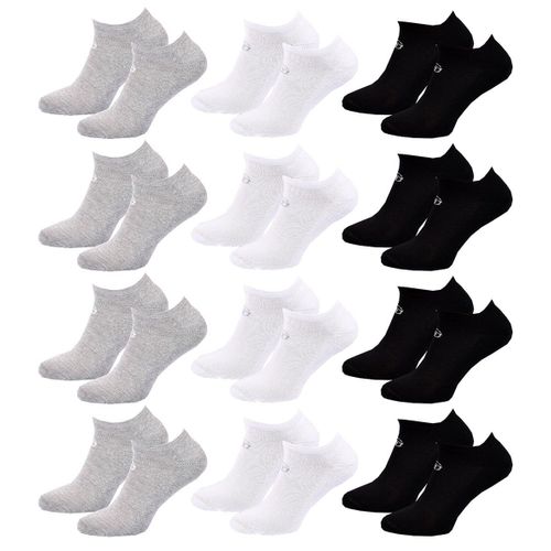 Chaussettes Femme Sneaker Sergio Tacchini Lot De 12 Pack De 12 Paires 2862 Bouclette