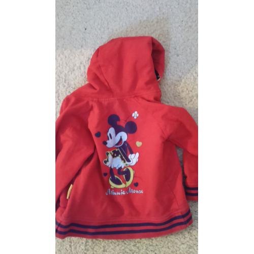 Veste De Jogging Bébé Fille Disney Minnie Imprimé Dans Le Dos Taille 18 Mois