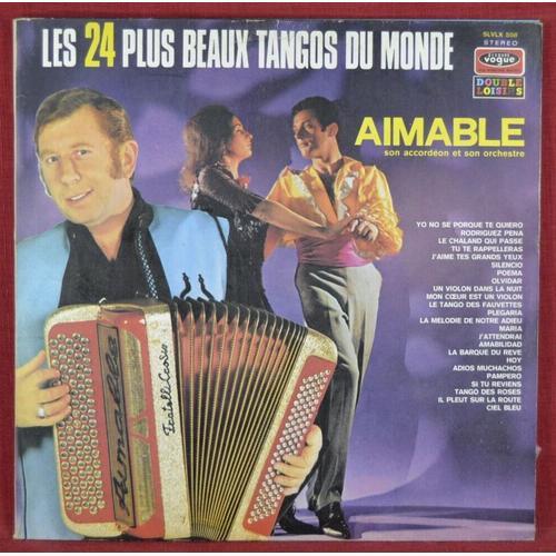 Les 24 Plus Beaux Tangos Du Monde Aimable - Disque Vinyle 33 Tours