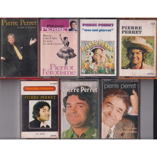 Pierre Perret Lot De 7 Cassettes K7 Audio