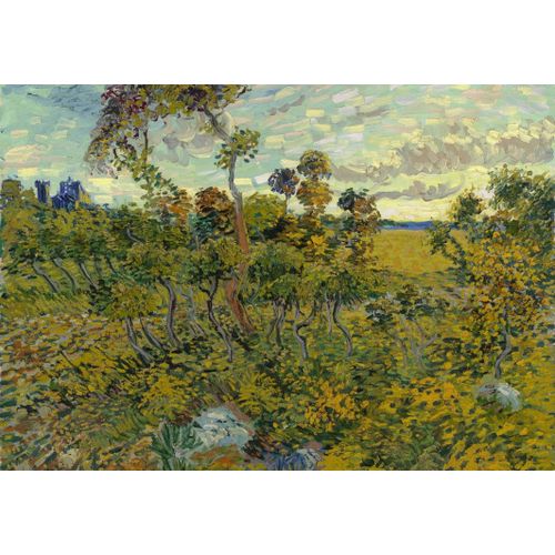 Van Gogh Vincent : Coucher De Soleil À Montmajour, 1888 - Puzzle 12 Pièces