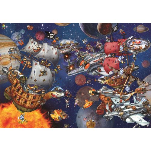 François Ruyer - Space Batttle - Puzzle 12 Pièces