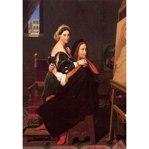 Jean-Auguste-Dominique Ingres : Raphaël Et La Fornarina, 1814 - Puzzle 12 Pièces