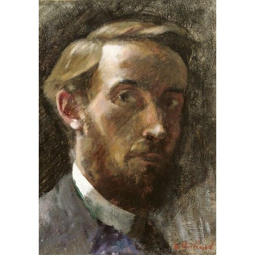 Edouard Vuillard : Autoportrait À L'age De 21 Ans, 1889 - Puzzle 12 Pièces