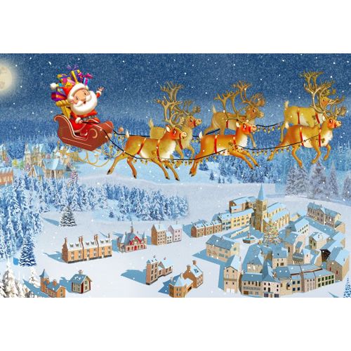 François Ruyer - Père Noël - Puzzle 12 Pièces
