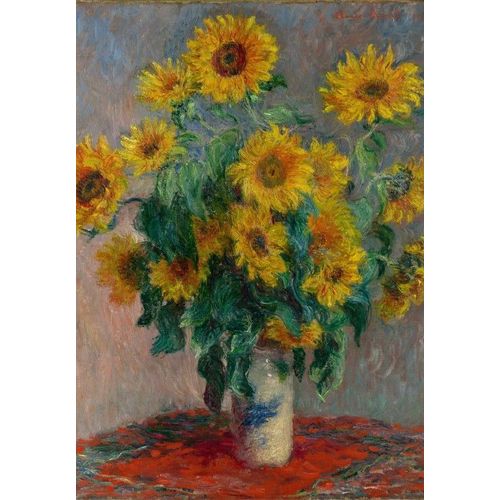 Claude Monet: Bouquet De Tournesols, 1881 - Puzzle 12 Pièces