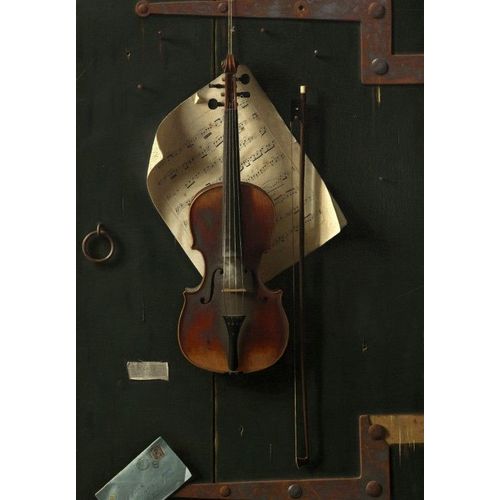 William Michael Harnett : Le Vieux Violon, 1886 - Puzzle 12 Pièces