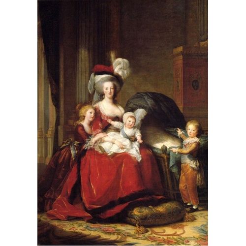 Louise-Élisabeth Vigee Le Brun : Marie Antoinette Et Ses Enfants, 1787 - Puzzle 12 Pièces