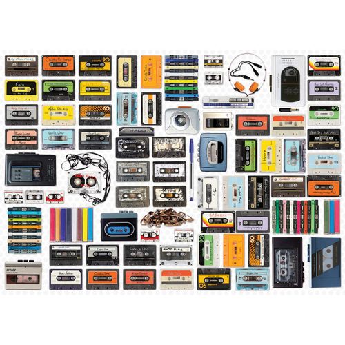 Cassette Player Tin - Puzzle 550 Pièces