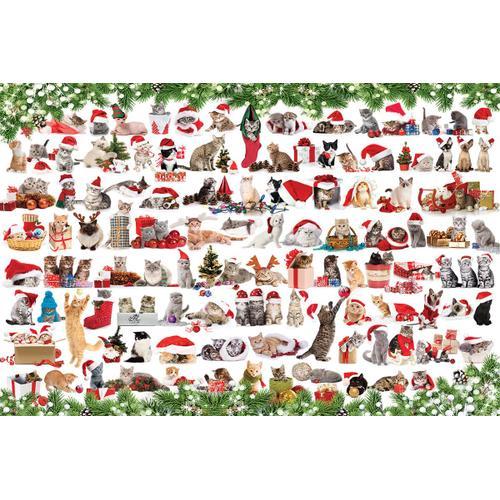 Holiday Cats Tin - Puzzle 1000 Pièces