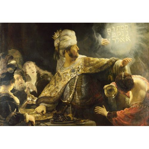 Rembrandt - Le Festin De Balthazar, 1636-1638 - Puzzle 12 Pièces
